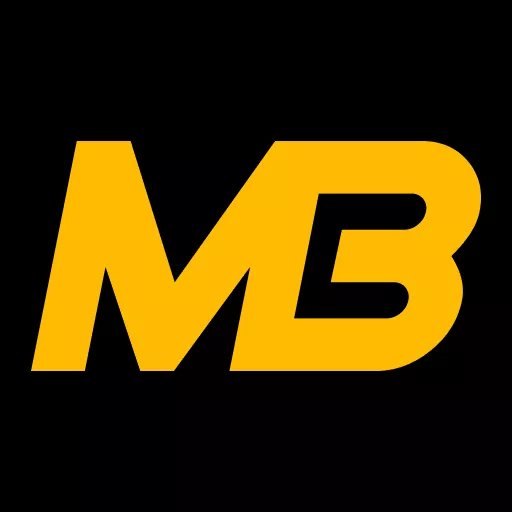 MB logosu siyah zemin üzerinde